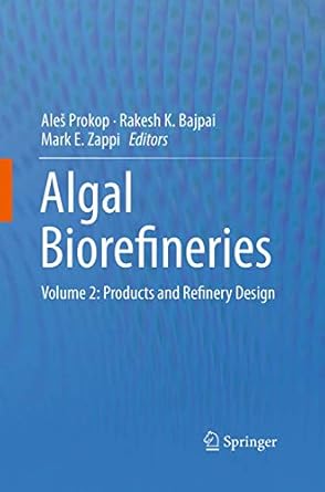 algal biorefineries volume 2 products and refinery design 1st edition ales prokop ,rakesh k bajpai ,mark e