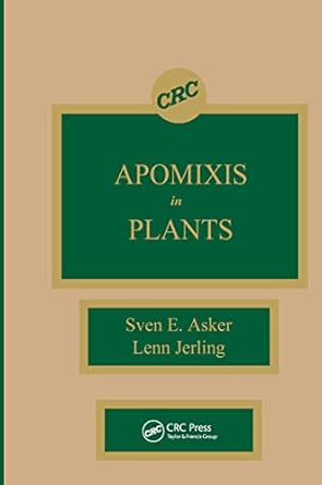 apomixis in plants 1st edition lenn jerling 0849345456, 978-0849345456