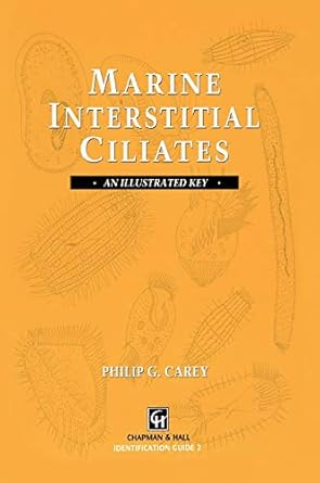 marine interstitial ciliates an illustrated key 1st edition p carey 0412406101, 978-0412406102