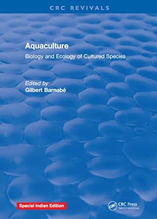 aquaculture 1st edition gilbert barnabe 1315890739, 978-1315890739
