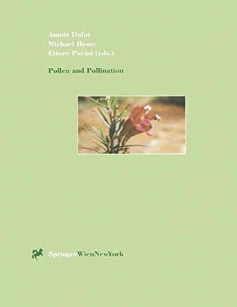 pollen and pollination 1st edition amots dafni ,michael hesse ,ettore pacini 3211835148, 978-3211835142