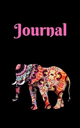 journal elephant 100 sheets/200 pages 5 x 8 1st edition atkins avenue books 1673310184, 978-1673310184