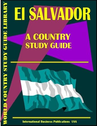 el salvador country study guide 1st edition inc global investment business center 0739723529, 978-0739723524