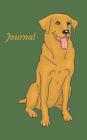 journal golden retriever 100 sheets/200 pages 5 x 8 1st edition atkins avenue books 1674135025, 978-1674135021