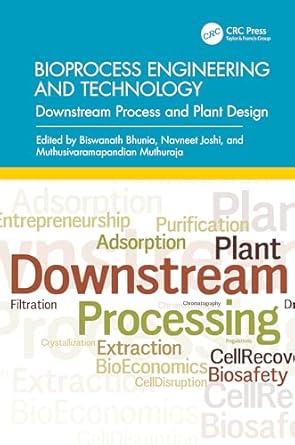 bioprocess engineering and technology downstream process and plant design 1st edition biswanath bhunia