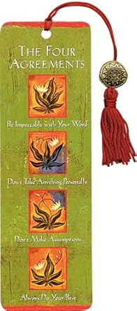 the four agreements bookmark 1st edition don miguel ruiz 1441303766, 978-1441303769