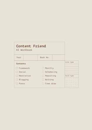 content friend a content creators workbook 1st edition alanah purtell 1716000300, 978-1716000300