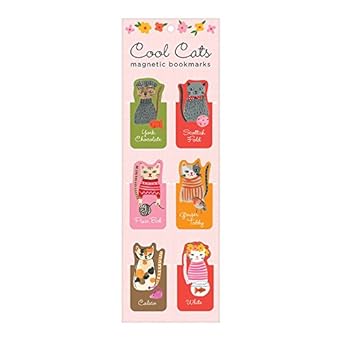 cool cats magnetic bookmarks 1st edition galison ,carolyn gavin 0735354308, 978-0735354302