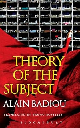 theory of the subject 1st edition alain badiou 1441159592, 978-1441159595