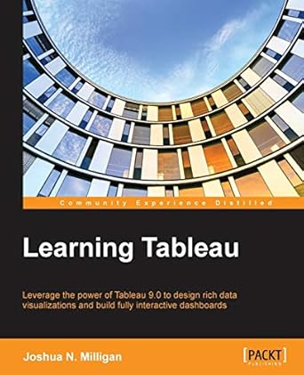 learning tableau 1st edition joshua n milligan 1784391166, 978-1784391164