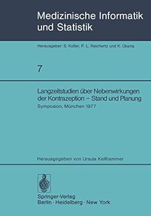 langzeitstudien uber nebenwirkungen der kontrazeption stand und planung symposion der studiengruppe