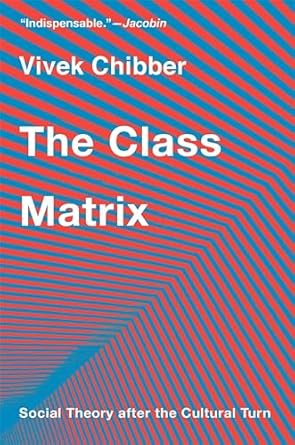 the class matrix social theory after the cultural turn 1st edition vivek chibber 0674297296, 978-0674297296