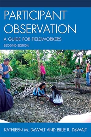 participant observation a guide for fieldworkers 1st edition kathleen musante ,billie r dewalt 0759119260,