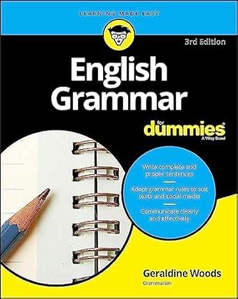 english grammar for dummies 1st edition geraldine woods 1119376599, 978-1119376590