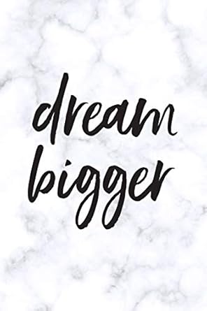 dream bigger 18 month weekly and monthly planner 2018 2019 marble july 2018 december 2019 6 x 9 1st edition
