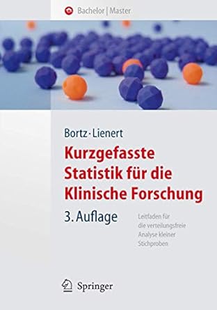 kurzgefasste statistik fur die klinische forschung leitfaden fur die verteilungsfreie analyse kleiner
