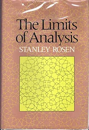 limits of analysis 1st edition robert rosen 0465040985, 978-0465040988