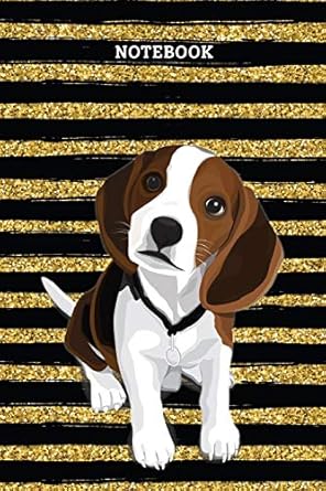 notebook realistic beagle blank lined journal to write in for notes ideas diary to do lists notepad beagle