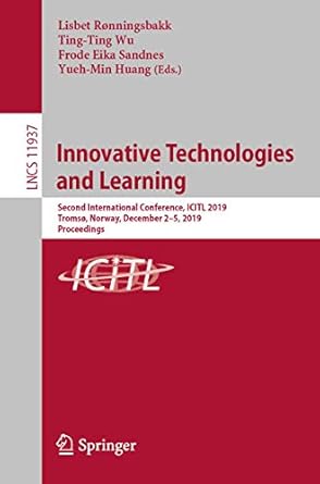 innovative technologies and learning second international conference icitl 2019 tromso norway december 2 5