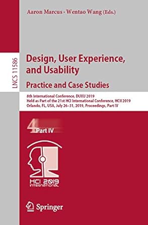 design user experience and usability practice and case studies 1st edition aaron marcus ,wentao wang