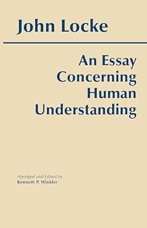 an essay concerning human understanding 1st edition john locke ,kenneth p winkler 087220216x, 978-0872202160
