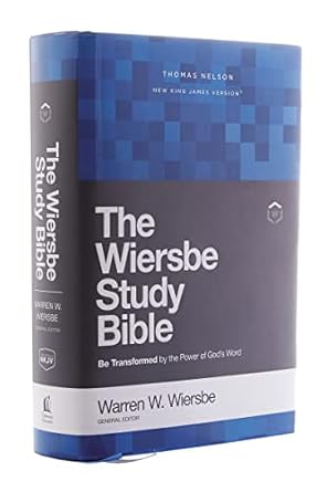 nkjv wiersbe study bible hardcover red letter comfort print be transformed by the power of gods word 1st