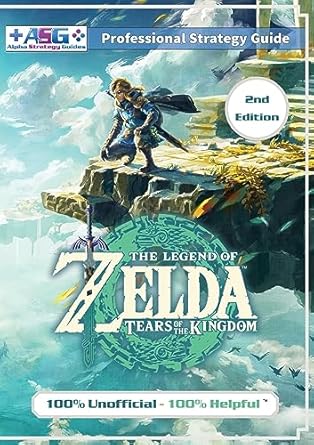 the legend of zelda tears of the kingdom strategy guide book 100 unofficial 100 helpful walkthrough 1st
