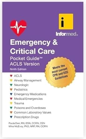 emergency and critical care pocket guide 1st edition paula derr ,mike mcevoy 1284290328, 978-1284290325