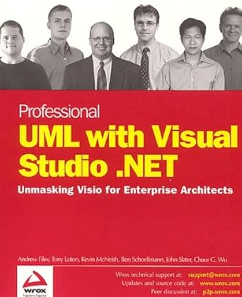 professional uml with visual studio net 1st edition tony loton 1861007957, 978-1861007957