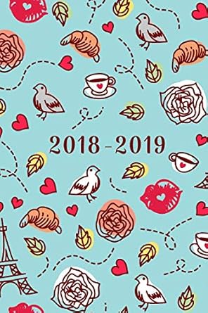 2018 2019 18 month weekly and monthly planner 2018 2019 icons july 2018 december 2019 6 x 9 1st edition