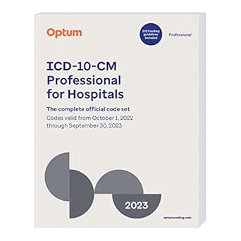 2023 icd 10 cm professional for hospitals with guidelines 1st edition optum 1622548337, 978-1622548330