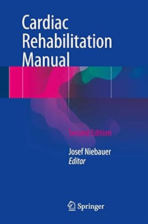 cardiac rehabilitation manual 1st edition josef niebauer 3319477374, 978-3319477374
