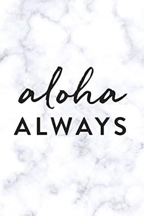 aloha always 18 month weekly and monthly planner 2018 2019 marble july 2018 december 2019 6 x 9 1st edition