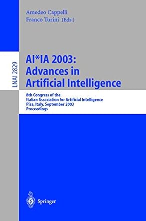 ai ia 2003 advances in artificial intelligence 8th congress of the italian association for artificial