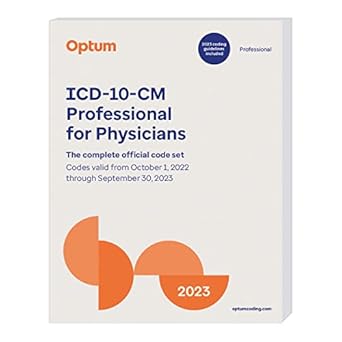 2023 icd 10 cm professional for physicians with guidelines 1st edition optum 1622548361, 978-1622548361