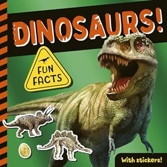 dinosaurs fun facts with stickers 1st edition lauren crisp ,tiger tales 166434036x, 978-1664340367