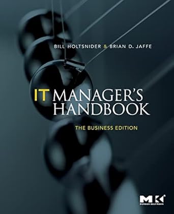 it managers handbook the 1st edition bill holtsnider ,brian d jaffe 0123751101, 978-0123751102