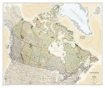 national geographic canada wall map executive laminated 1st edition national geographic maps reference