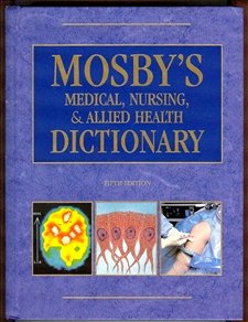 mosbys medical nursing and allied health dictionary 1st edition kenneth n anderson 0815148003, 978-0815148005