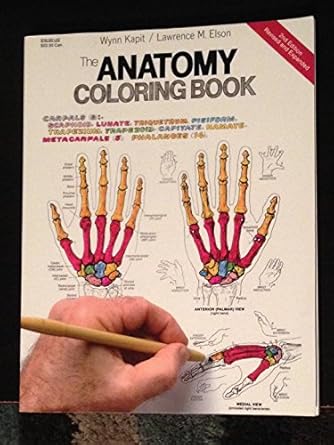 the anatomy coloring book 1st edition wynn kapit 0064550168, 978-0064550161