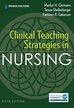 clinical teaching strategies in nursing 1st edition marilyn h oermann phd rn anef faan ,teresa shellenbarger