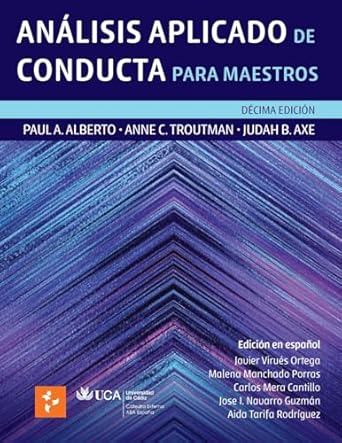 analisis aplicado de conducta para maestros paperback 1st edition paul alberto anne troutman ,judah b axe