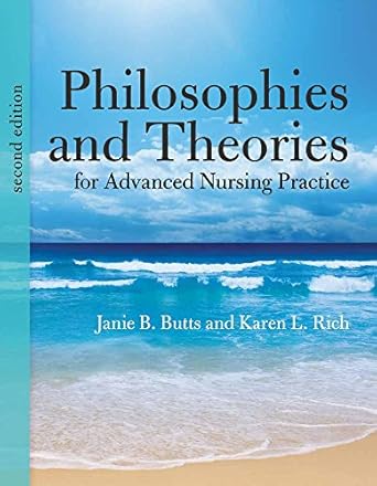 philosophies and theories for advanced nursing practice 1st edition r n butts, janie b , ph d ,r n rich,