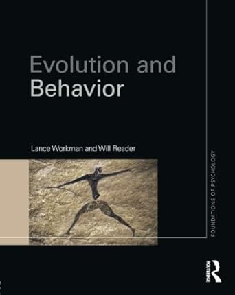 evolution and behavior 1st edition lance workman 0415522021, 978-0415522021
