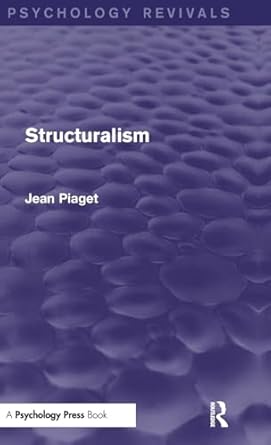 structuralism 1st edition jean piaget 1138853984, 978-1138853980