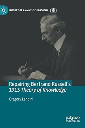 repairing bertrand russells 1913 theory of knowledge 1st edition gregory landini 3030663558, 978-3030663551