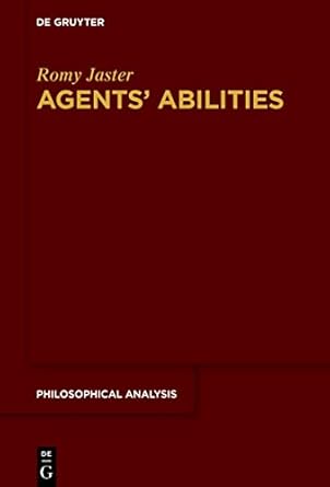 agents abilities 1st edition romy jaster 3110777509, 978-3110777505