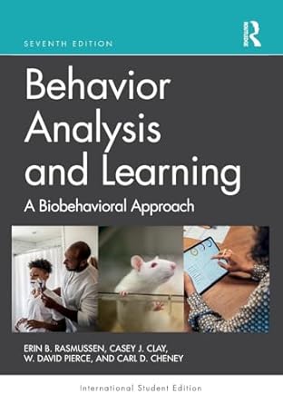 behavior analysis and learning a biobehavioral approach international 1st edition erin b rasmussen ,casey j