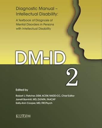 diagnostic manual intellectual disability 2 a textbook of diagnosis of mental disorders in persons with
