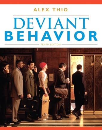 deviant behavior 1st edition alex d thio 0205693237, 978-0205693238